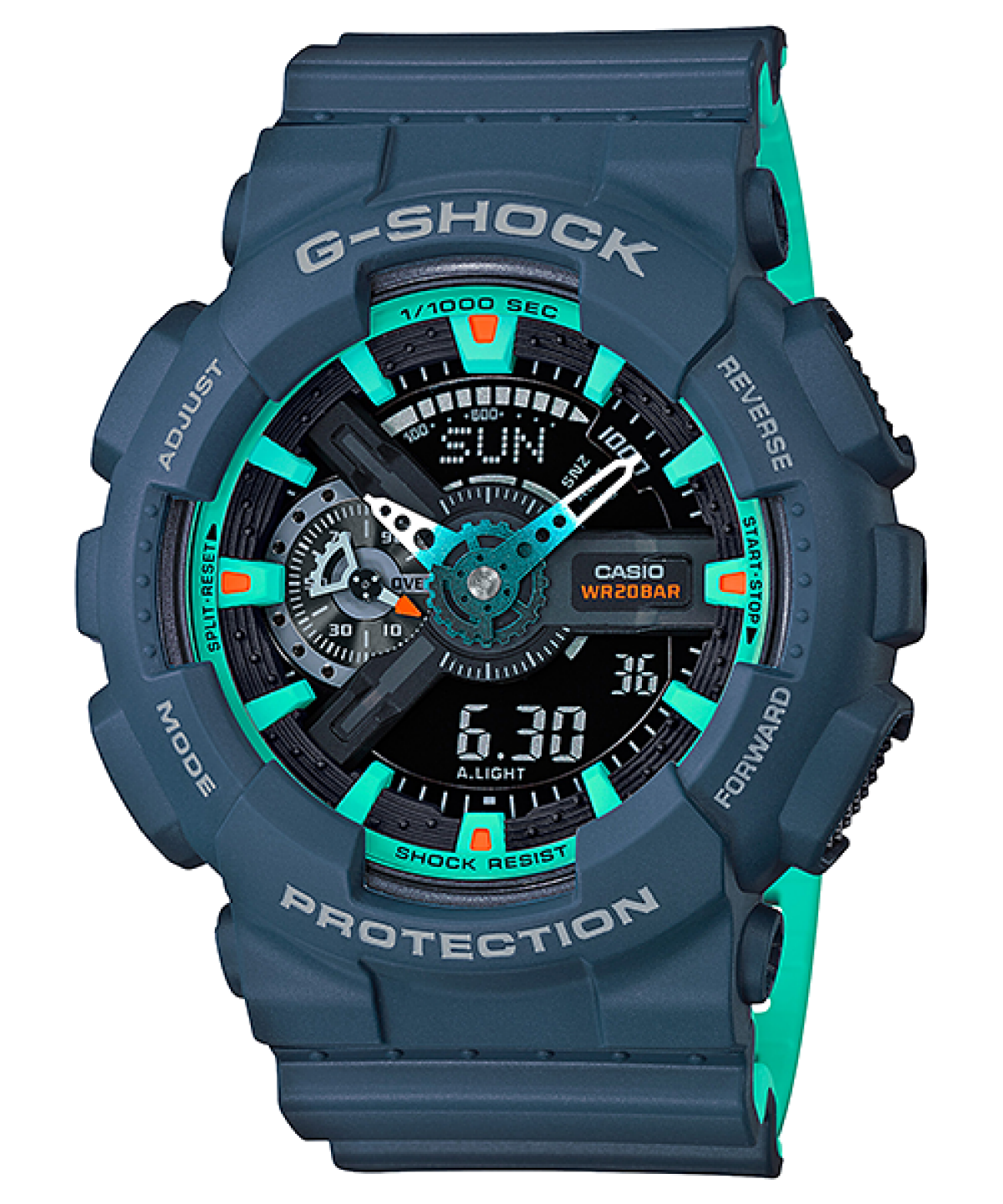 G-SHOCK GA-110CC-2A 시계 블루, 라이트 블루 #1