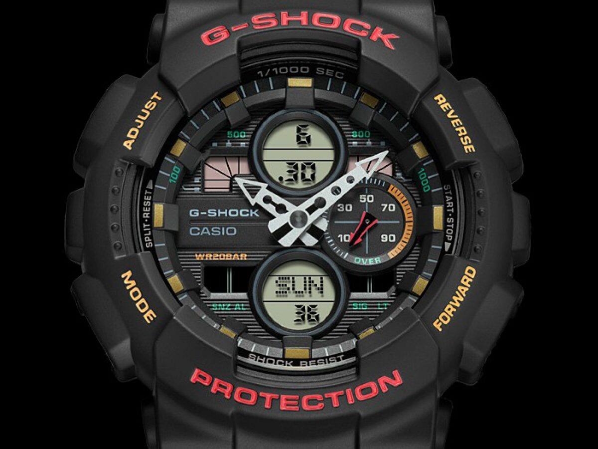 G-SHOCK GA-140-1A4 시계 블랙 #3