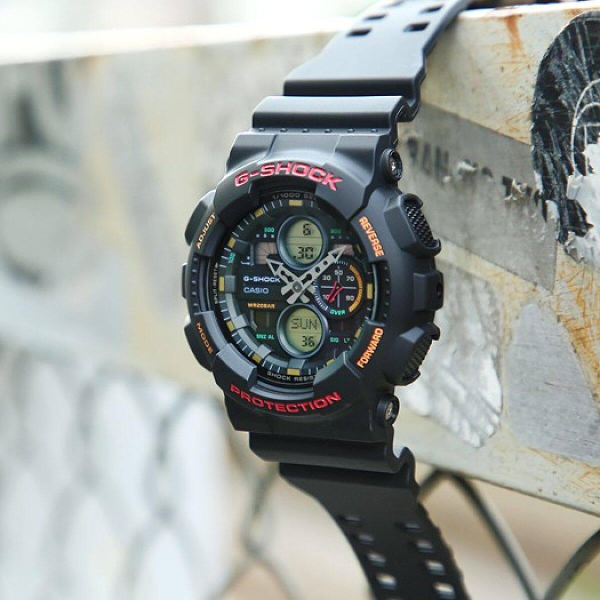 G-SHOCK GA-140-1A4 시계 블랙 #6