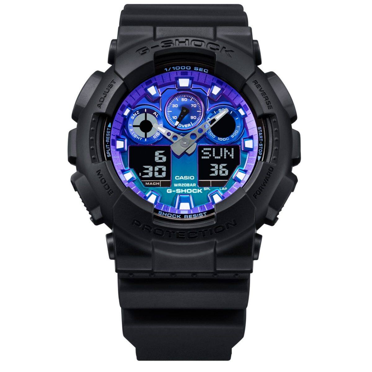 G-SHOCK GA-100FL-1A 시계 블랙 #7
