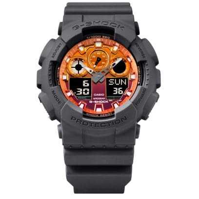 G-SHOCK GA-100FL-8A 시계 그레이 #8