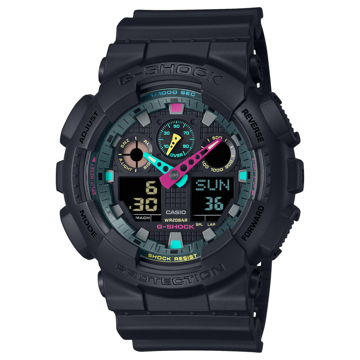 G-SHOCK GA-100MF-1A 시계 블랙 #1