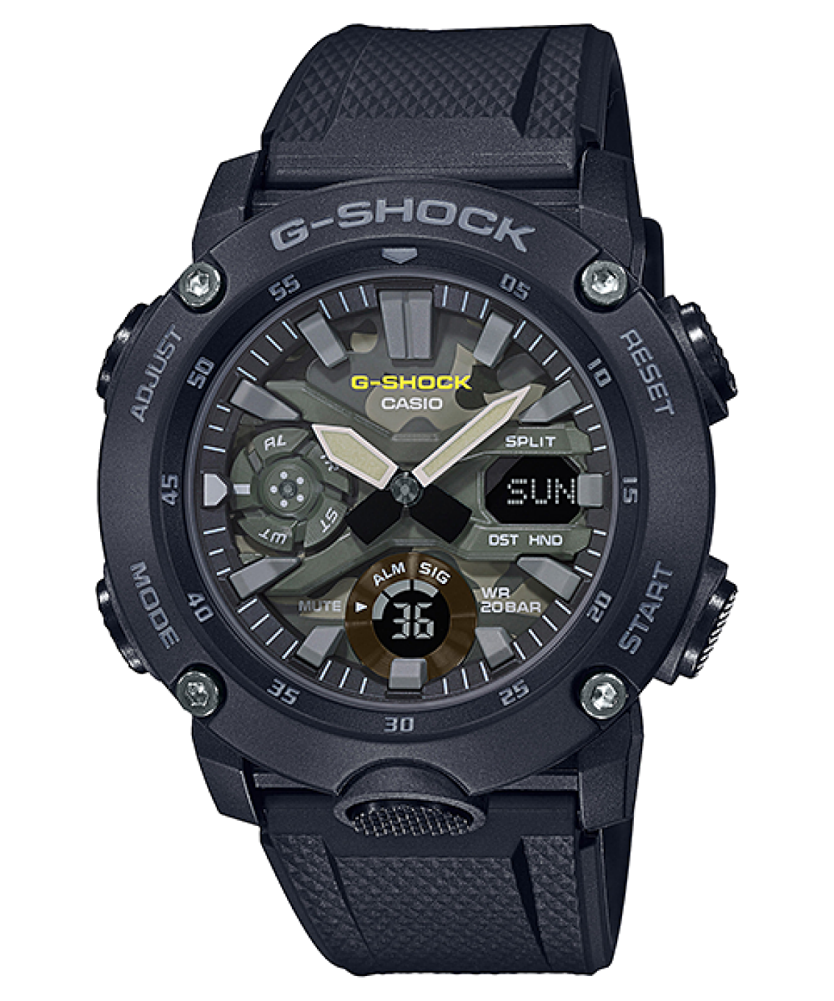 G-SHOCK GA-2000SU-1A 시계 블랙 #1