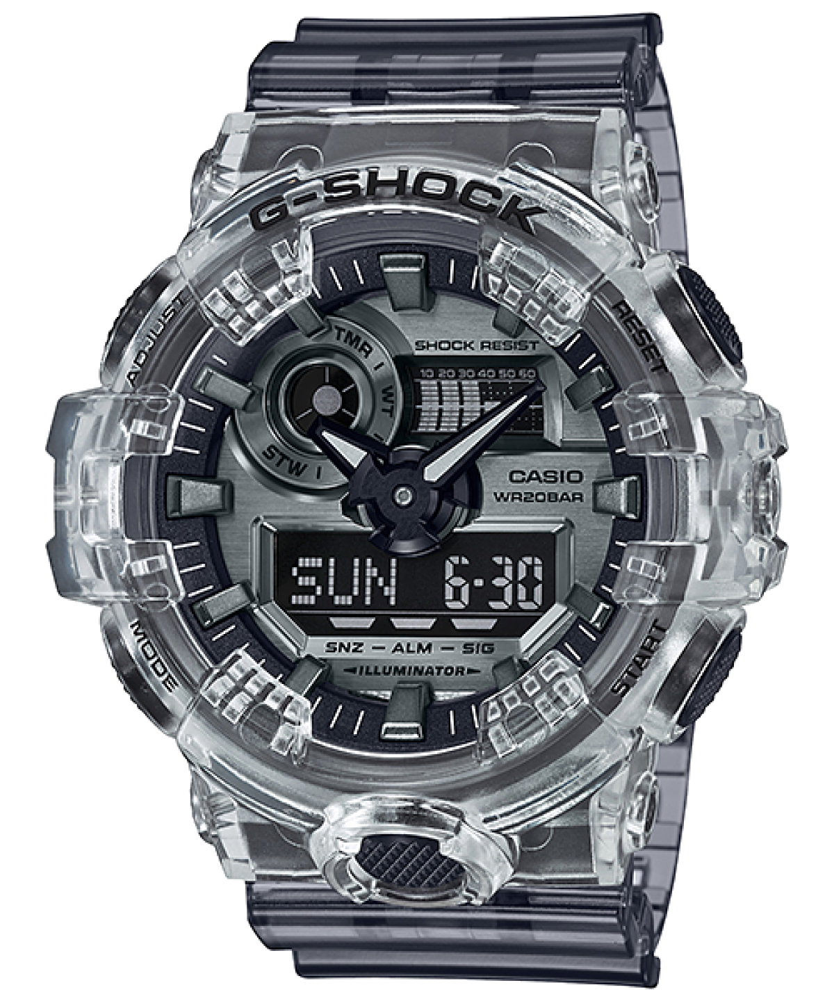 G-SHOCK GA-700SK-1A 시계 투명색 #1