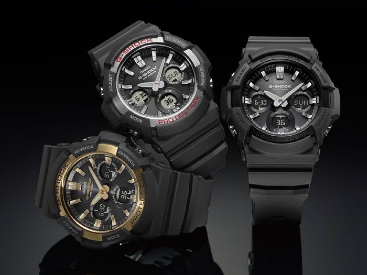 G-SHOCK GAS-100-1A 시계 실버 #2