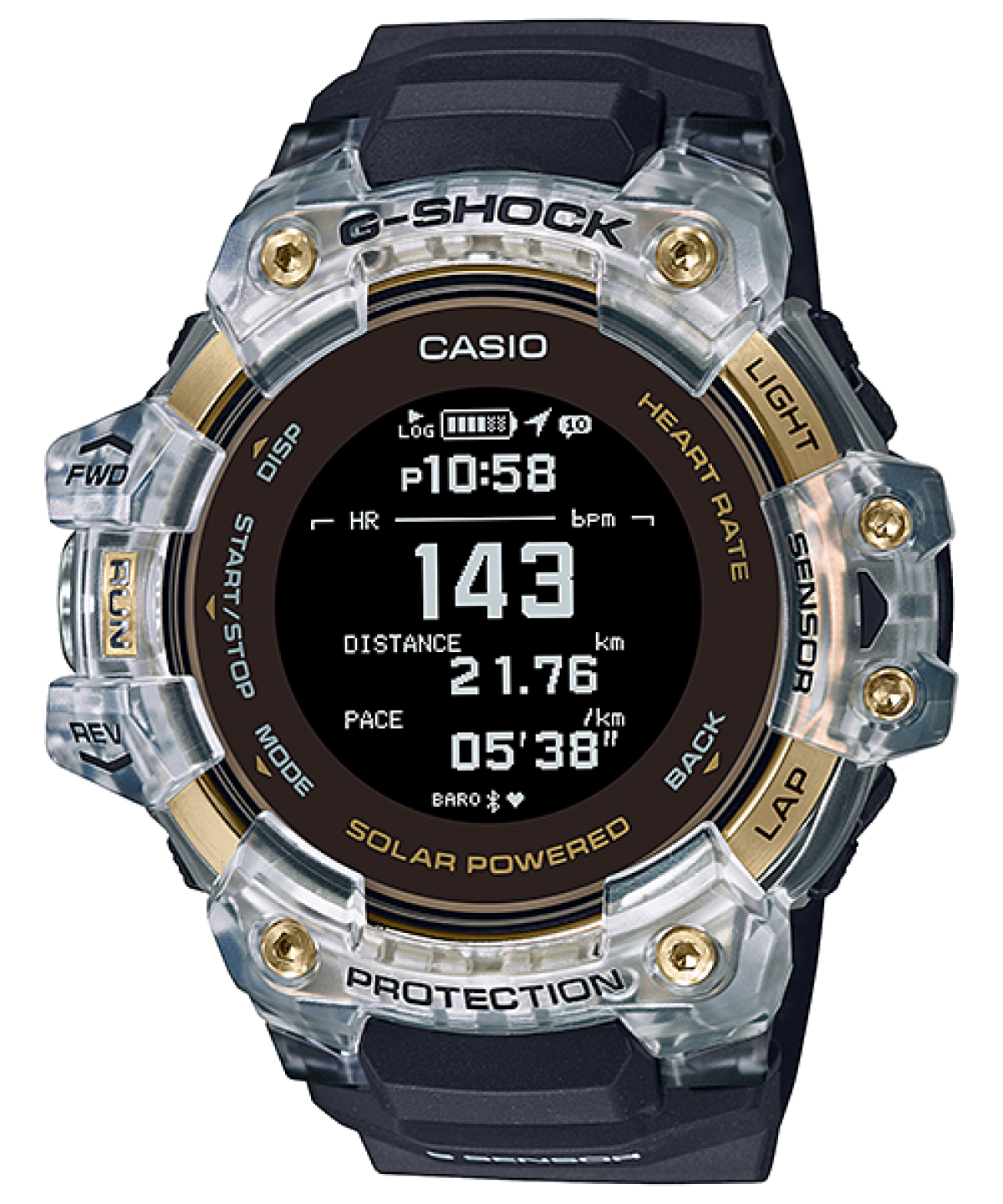 G-SHOCK GBD-H1000-1A9 시계 투명색 #1
