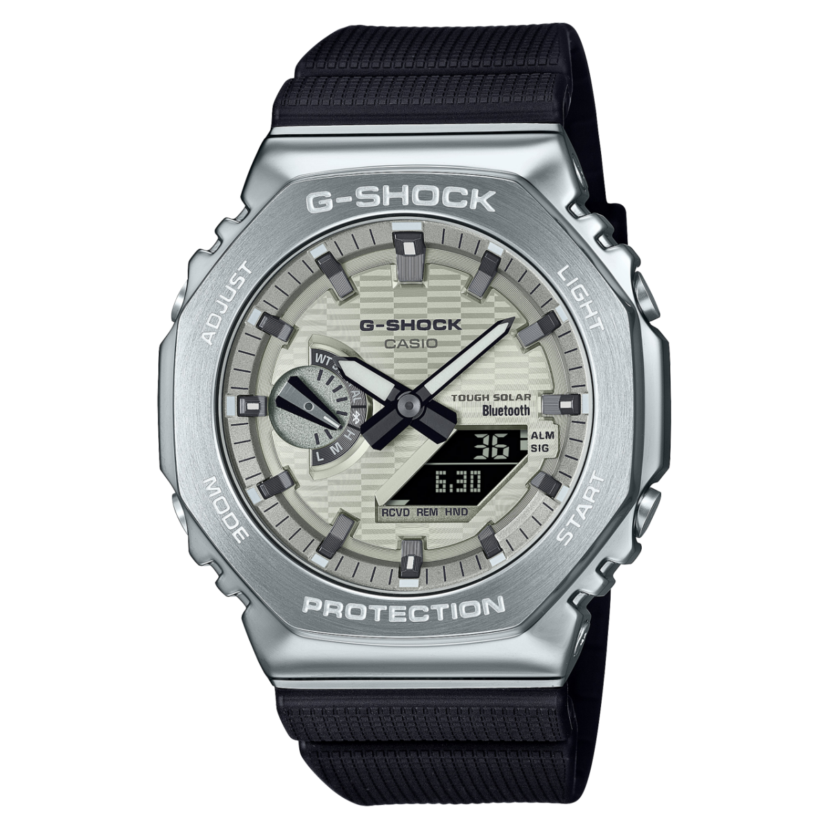 G-SHOCK GBM-2100A-8B 시계 실버 #1