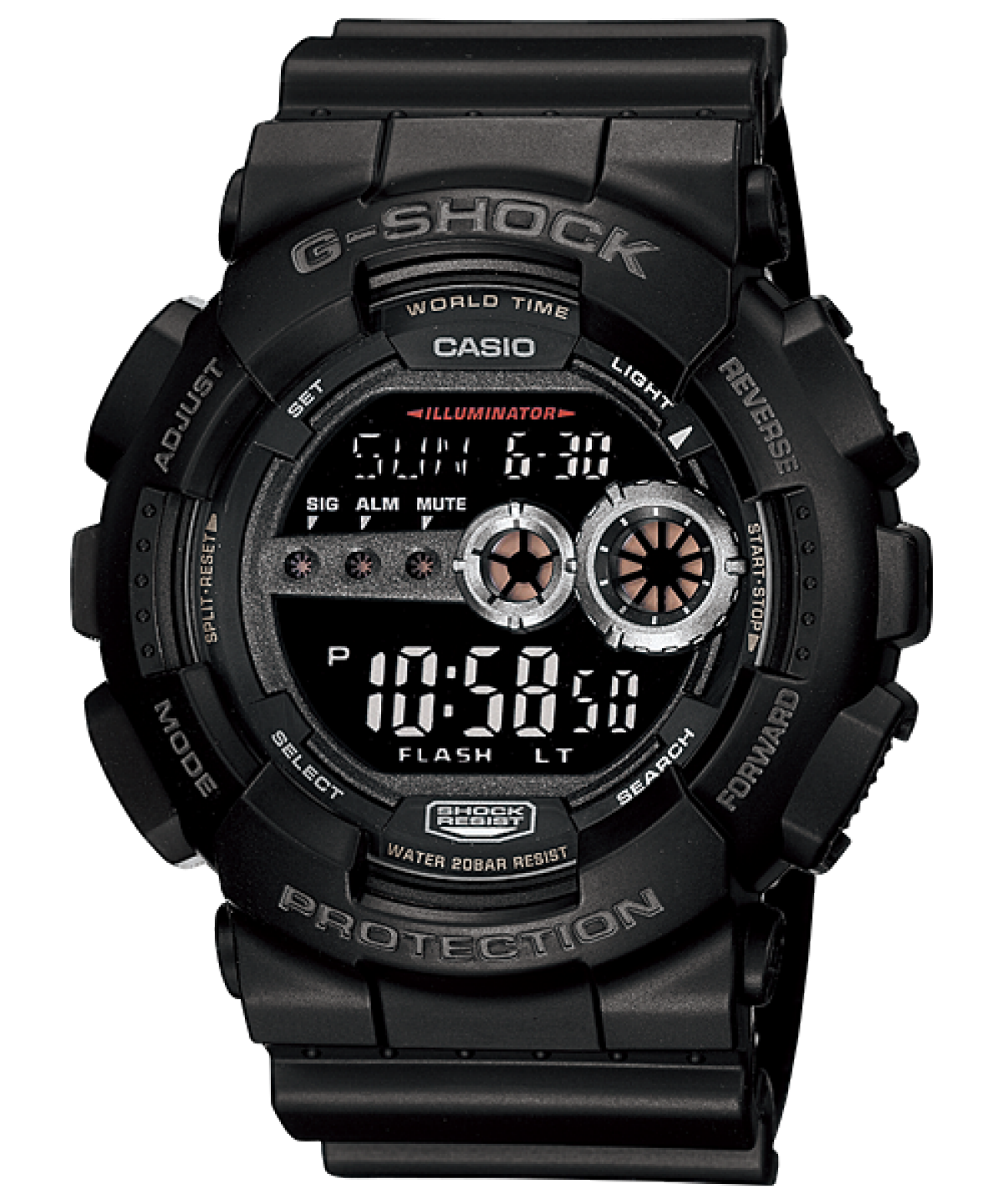 G-SHOCK GD-100-1B 시계 블랙 #1