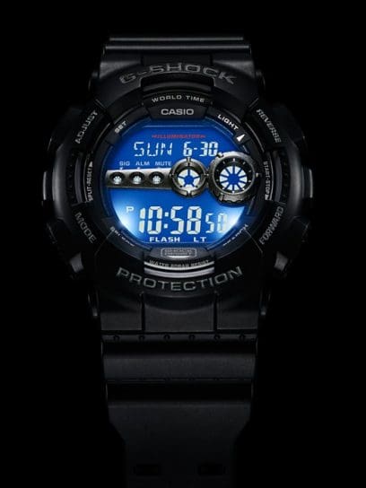 G-SHOCK GD-100-1B 시계 블랙 #2