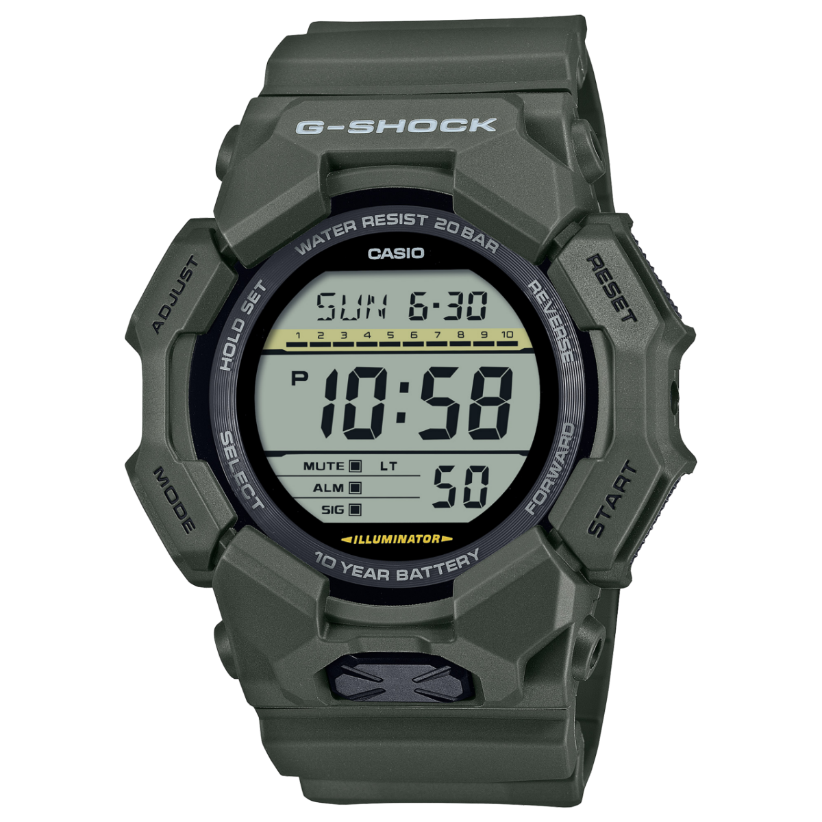 G-SHOCK GD-010-3 시계 그린 #1