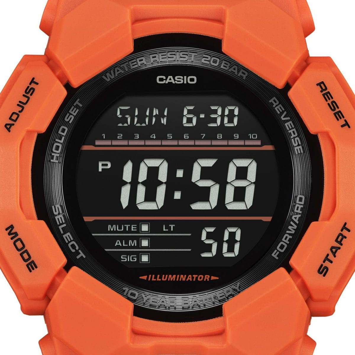 G-SHOCK GD-010-4 시계 레드 #5