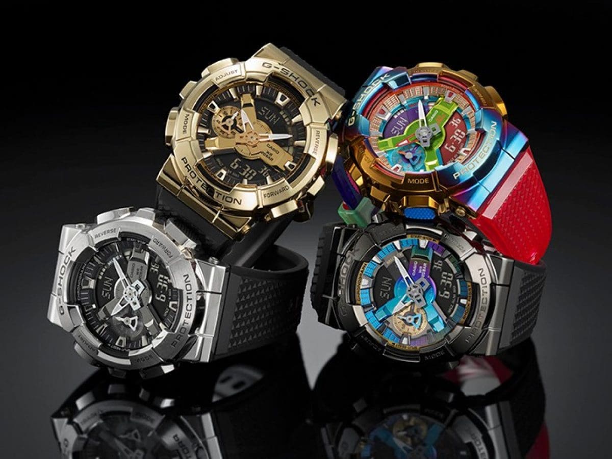 G-SHOCK GM-110-1A 시계 실버 #6