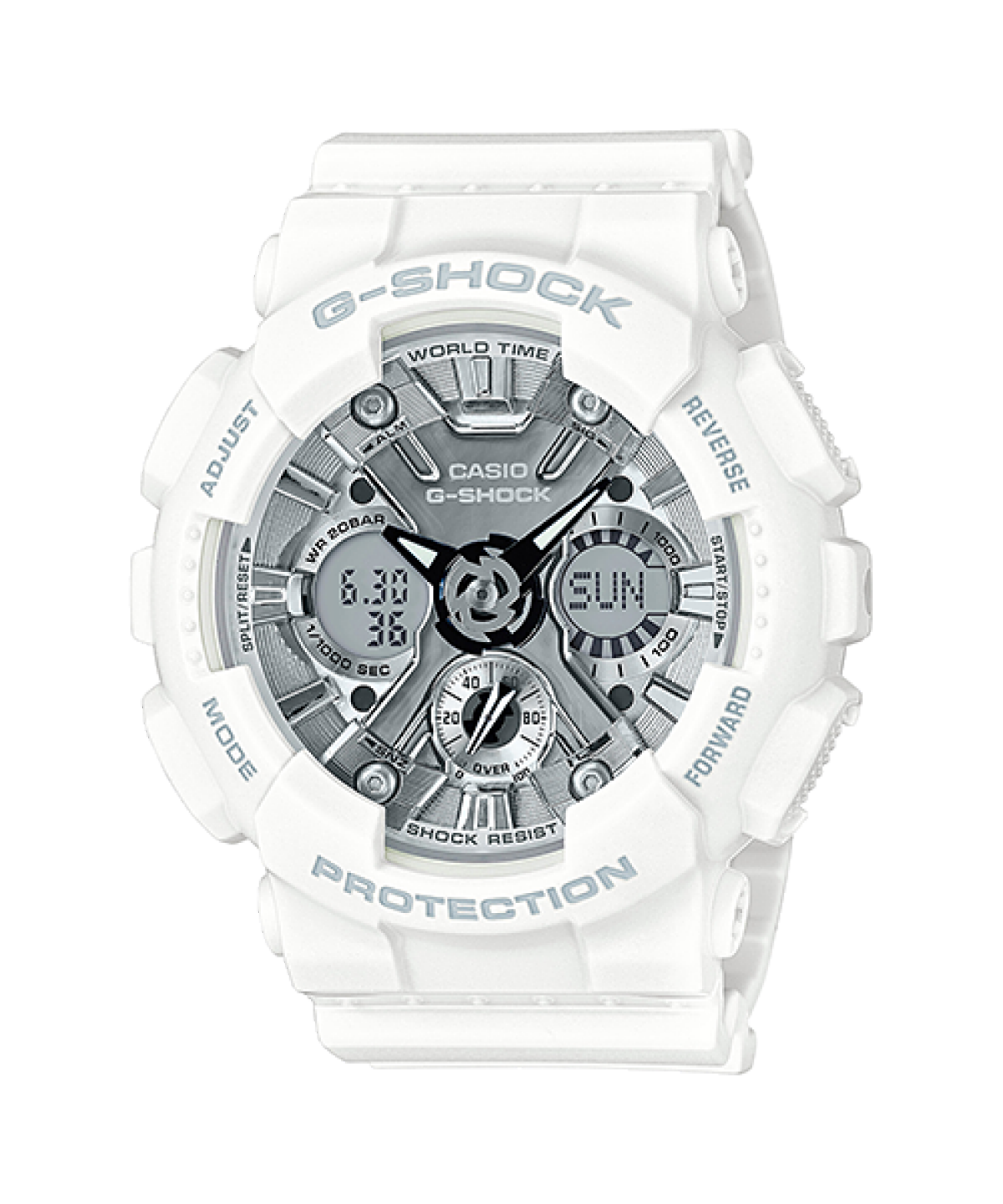 G-SHOCK GMA-S120MF-7A1 시계 화이트 #1