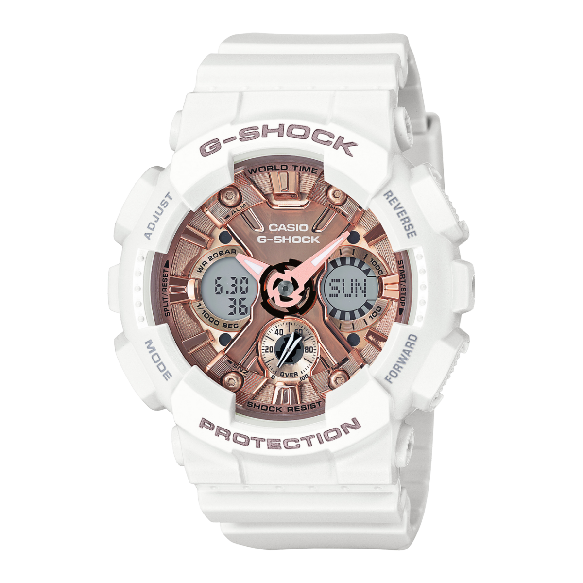 G-SHOCK GMA-S120MF-7A2 시계 화이트 #1