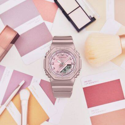 G-SHOCK GMA-P2100ST-4A 시계 핑크 골드 #10