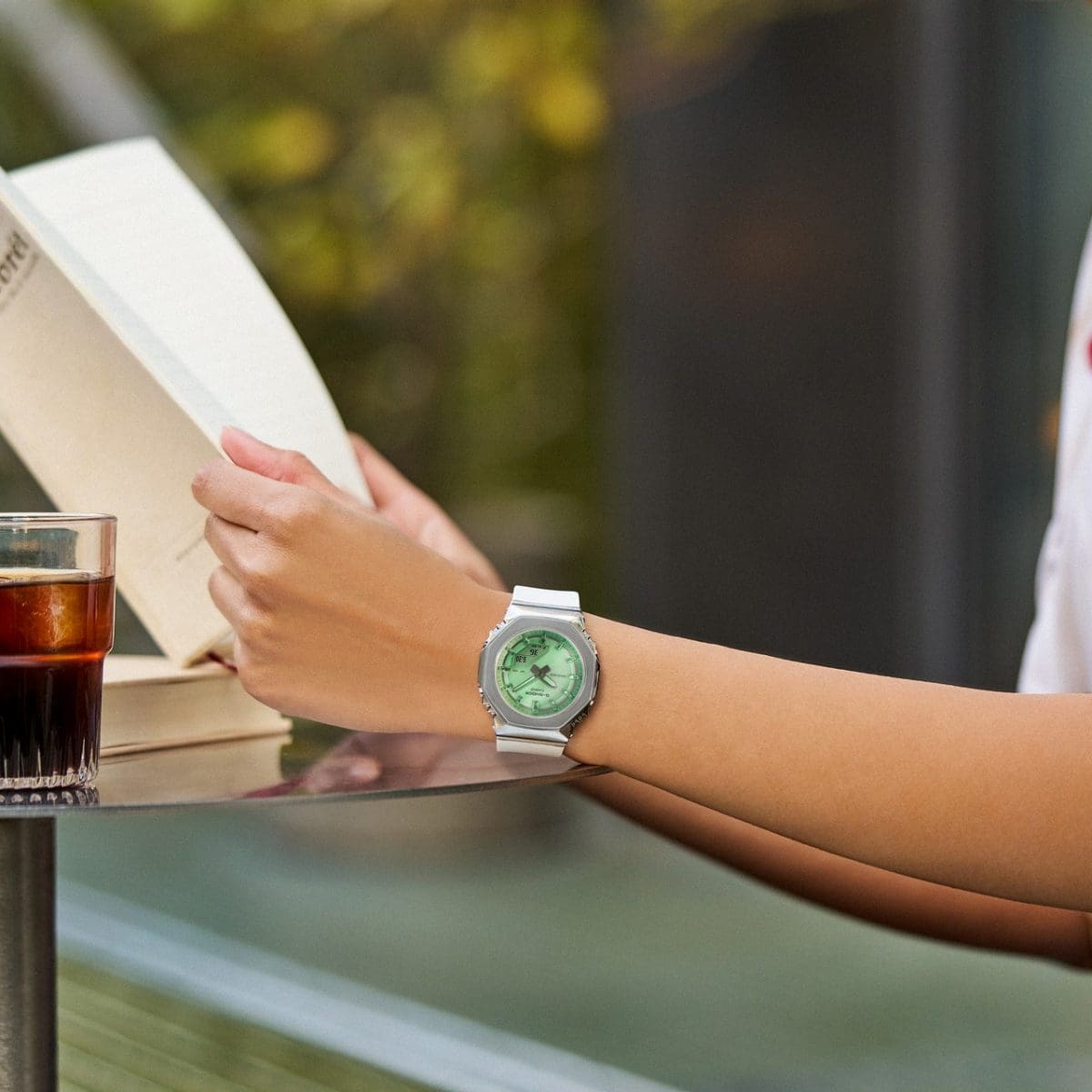 G-SHOCK GM-S2110SR-7A 시계 실버 #2