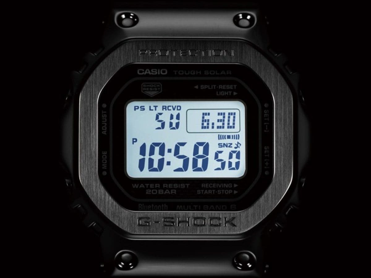 G-SHOCK GMW-B5000D-1 시계 실버 #11