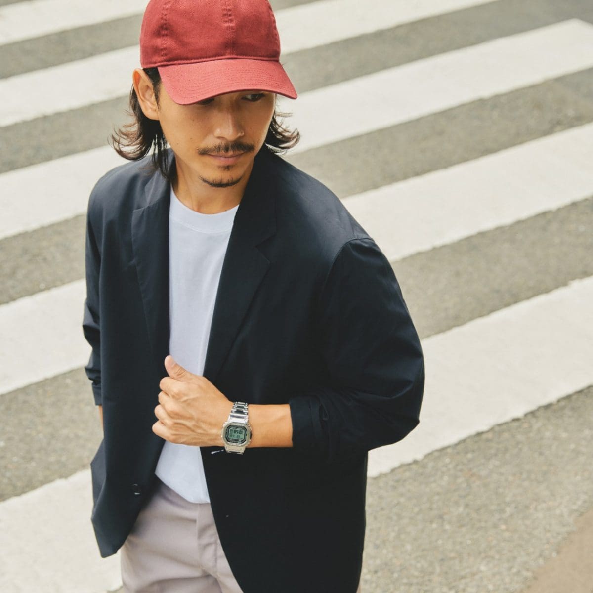 G-SHOCK GMW-B5000D-1 시계 실버 #5