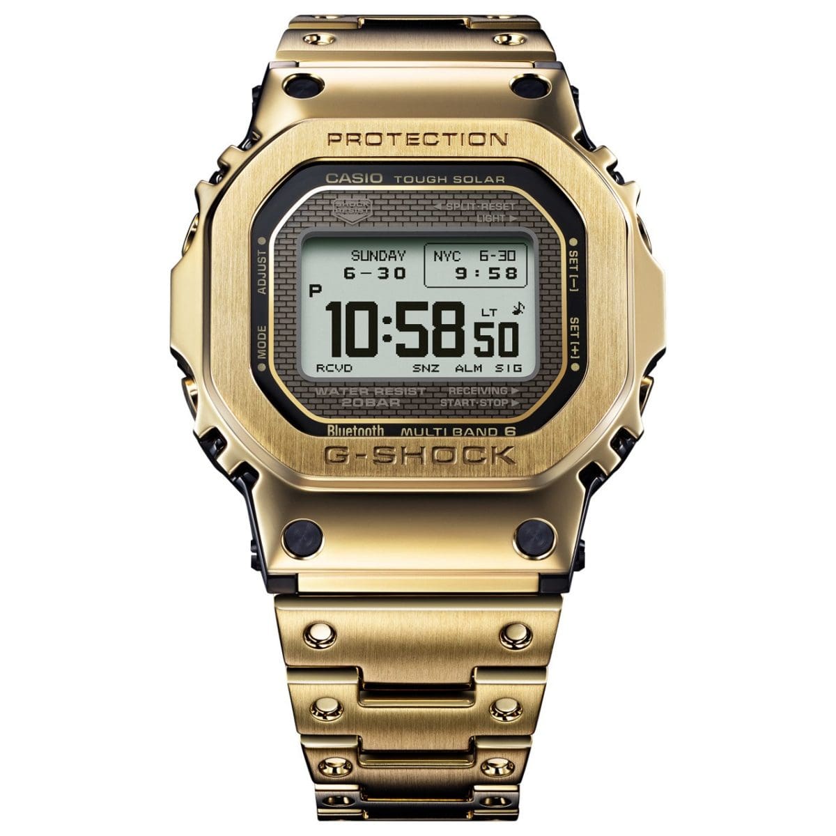G-SHOCK GMW-BZ5000GD-9 시계 골드 #8