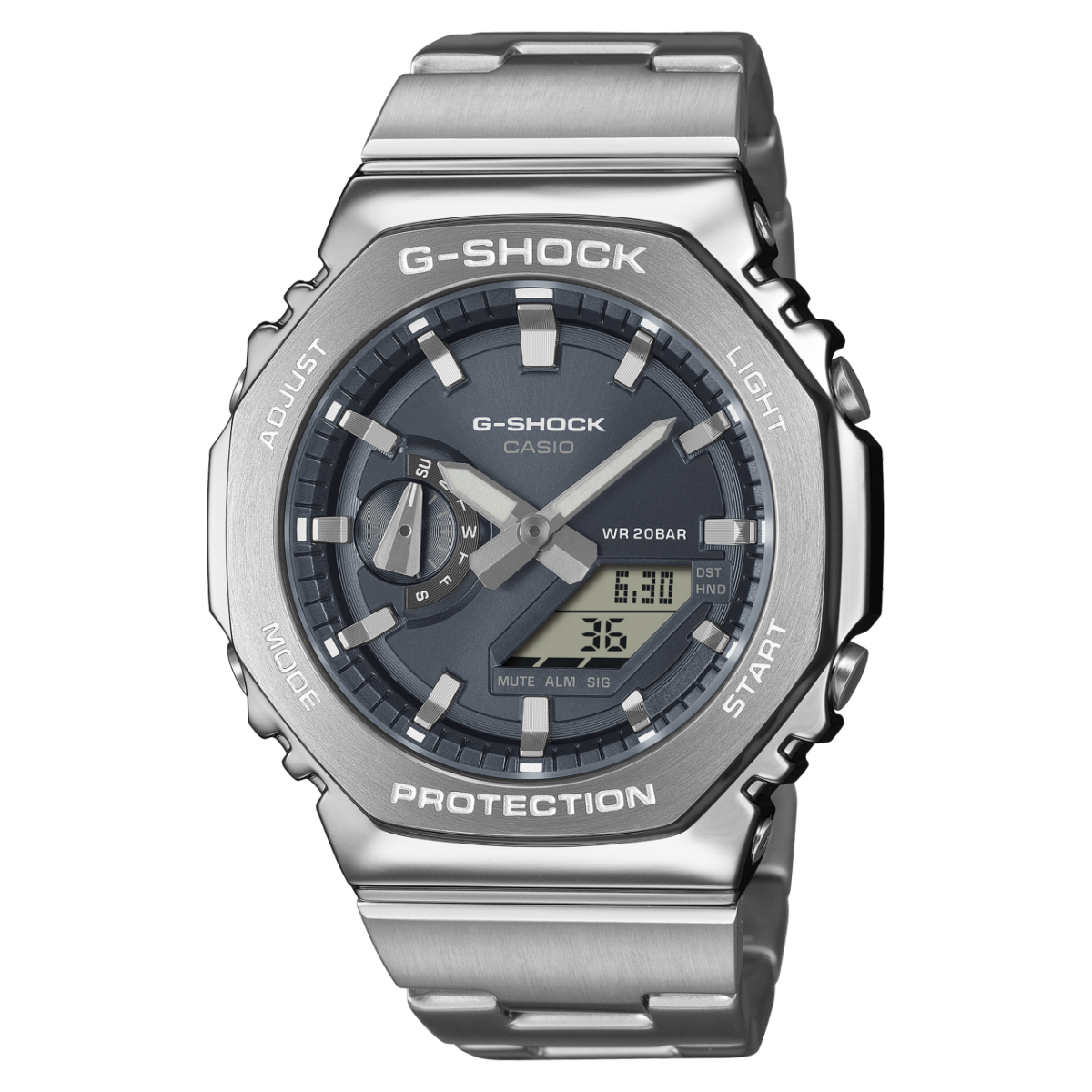 G-SHOCK GM-2110D-8A 시계 실버 #1