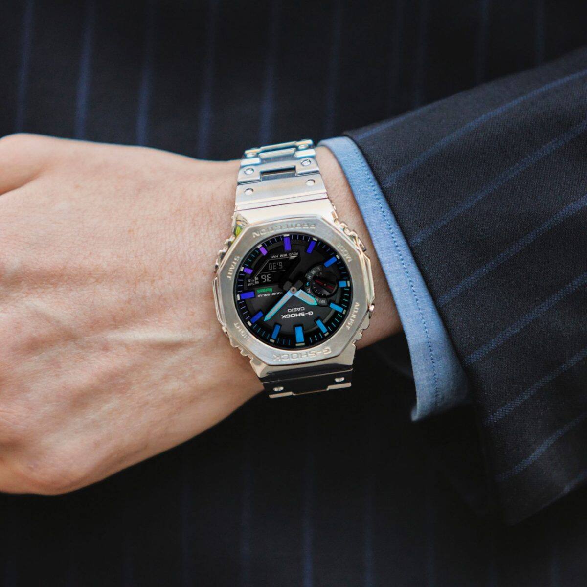 G-SHOCK GM-B2100PC-1A 시계 실버 #2