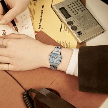 CASIO LA680WA-7 시계 실버 #2