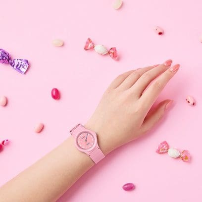 CASIO LQ-24B-4B 시계 핑크 #5