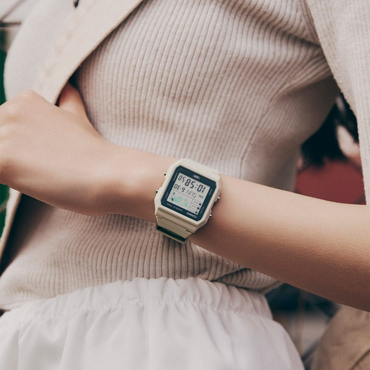 CASIO LF-30W-8A 시계 베이지 #3