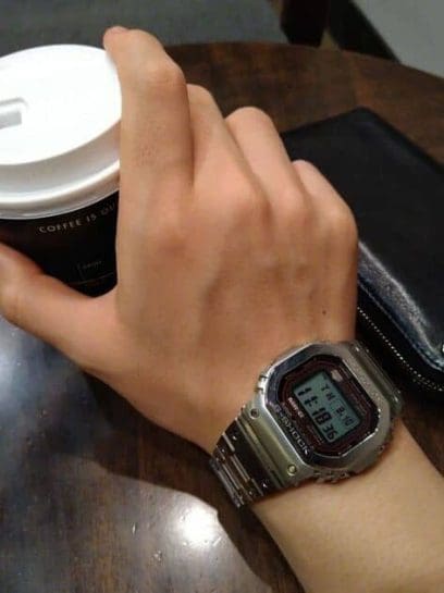 G-SHOCK MRG-B5000D-1 시계 실버 #6