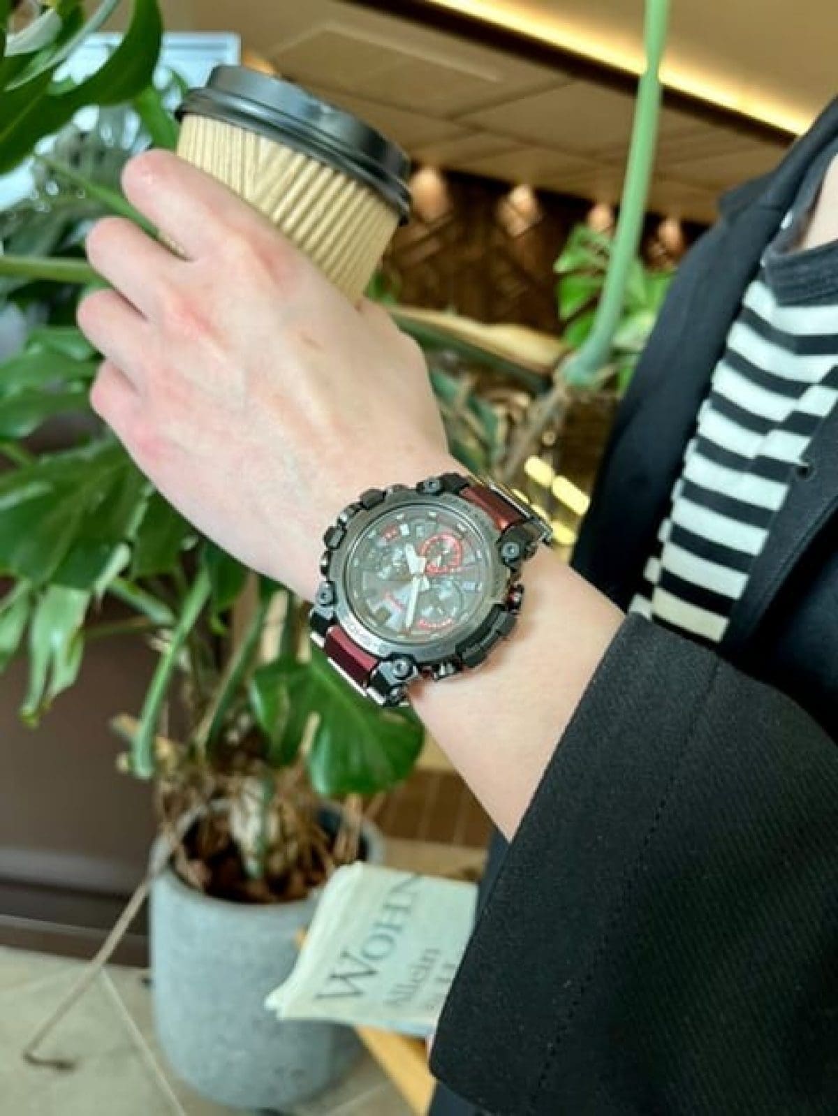 G-SHOCK MTG-B3000BD-1A 시계 블랙 #6