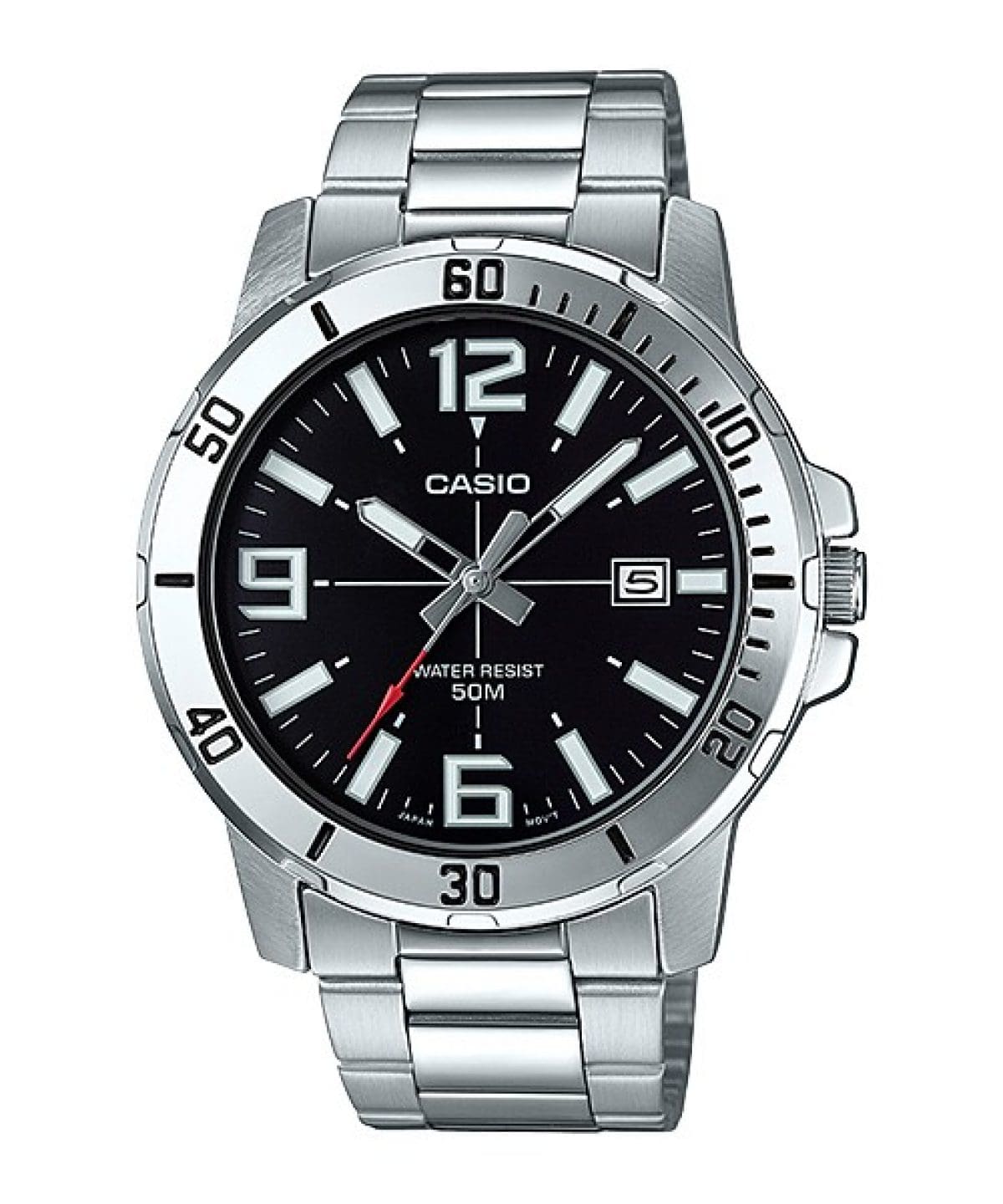 CASIO MTP-VD01D-1BV 시계 실버 #1