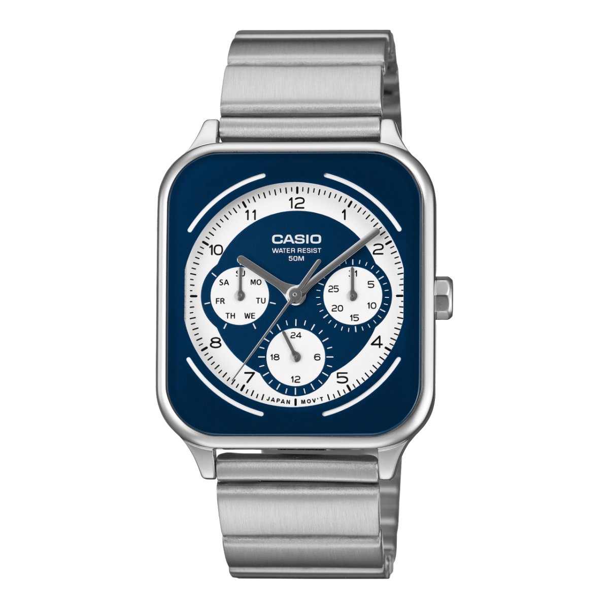CASIO MTP-M307D-2BV 시계 실버 #1
