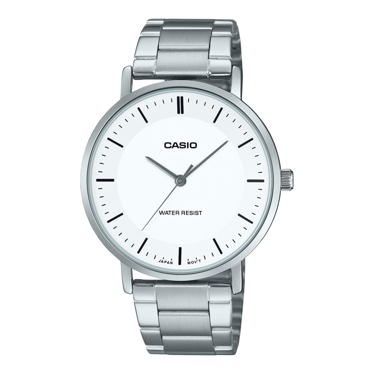 CASIO MTP-VT04D-7E 시계 실버 #1