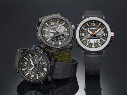 PRO TREK PRG-600-1 시계 그레이 #7