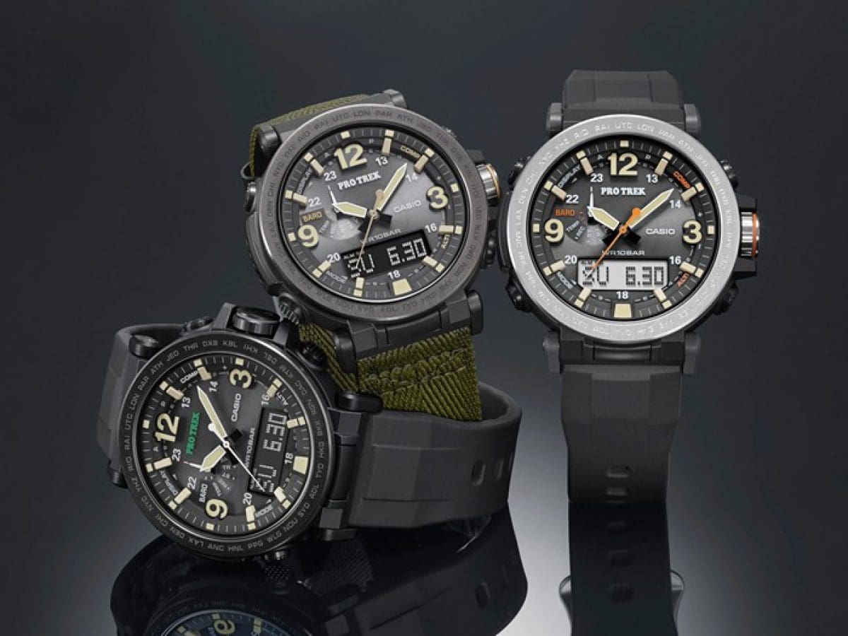 PRO TREK PRG-600-1 시계 그레이 #7