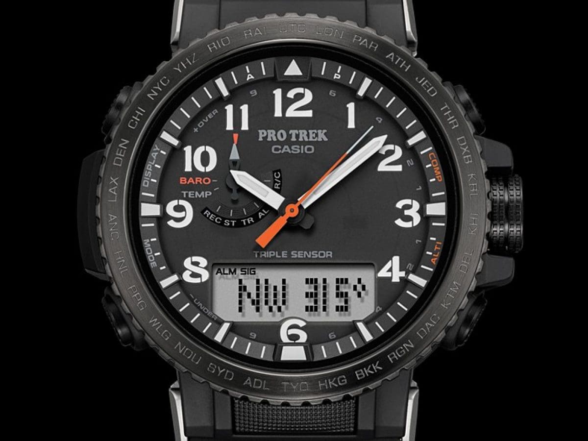 PRO TREK PRW-50Y-1A 시계 블랙 #7