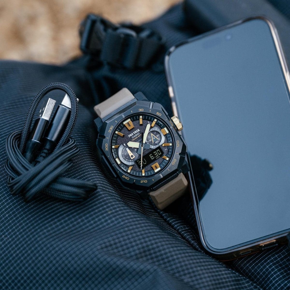 PRO TREK PRW-B1000-5 시계 블랙 #27