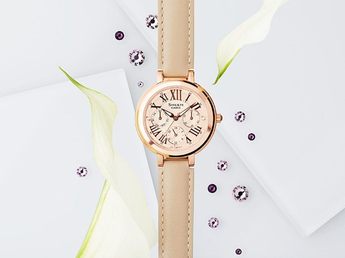 SHEEN SHE-3034GL-9A 시계 핑크 골드 #2