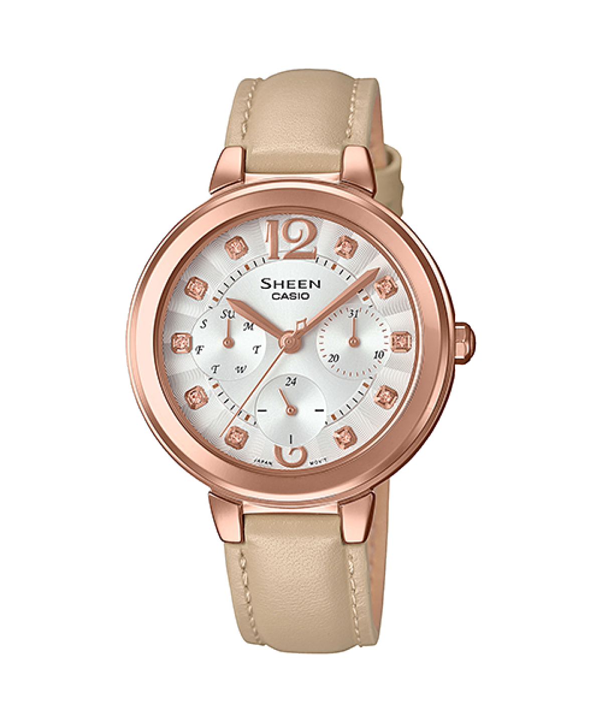 SHEEN SHE-3048PGL-7B 시계 핑크 골드 #1