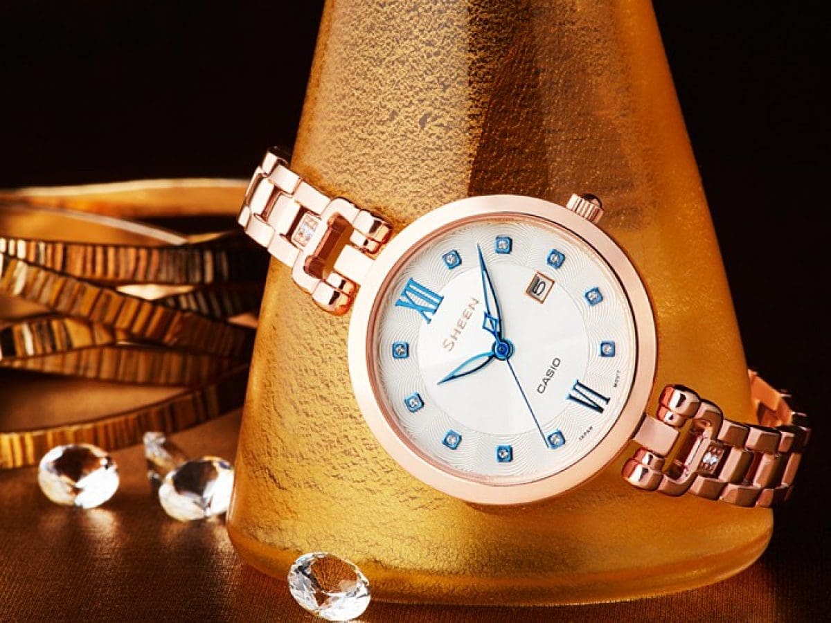 SHEEN SHE-4055PG-7A 시계 핑크 골드 #2