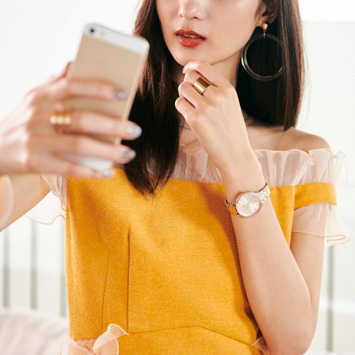 SHEEN SHE-4056PG-4A 시계 핑크 골드 #3