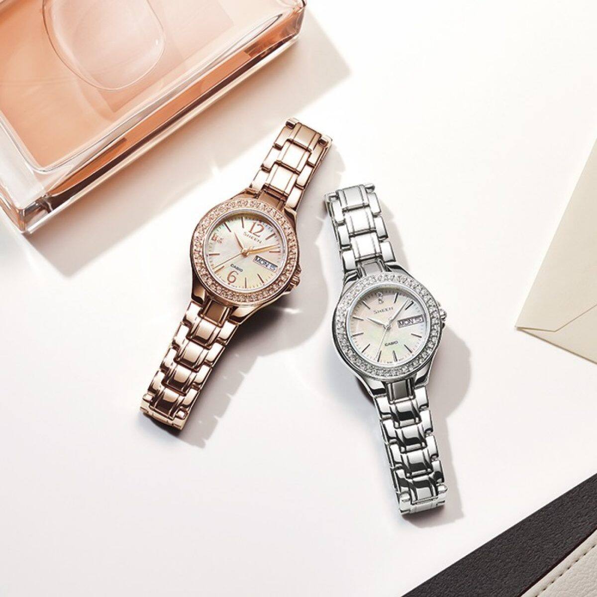 SHEEN SHE-4800PG-9A 시계 핑크 골드 #2