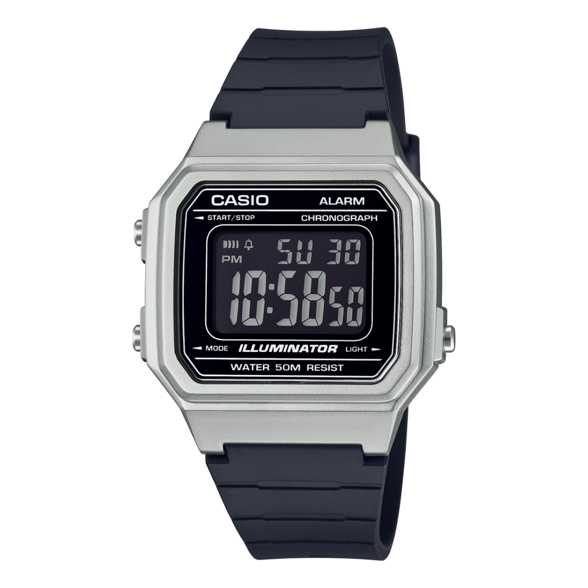 CASIO W-217HM-7BV 시계 실버 #1