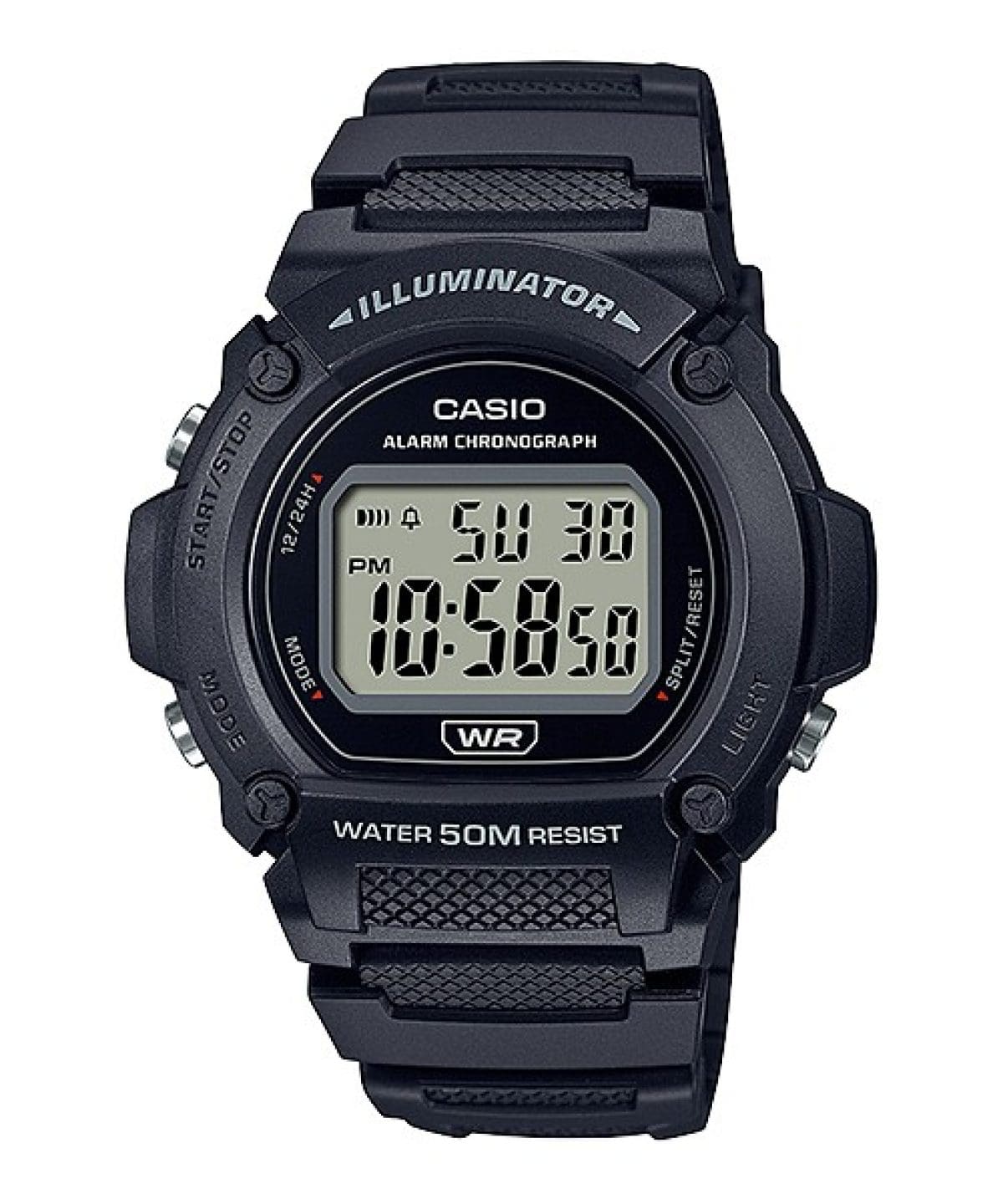 CASIO W-219H-1AV 시계 블랙 #1