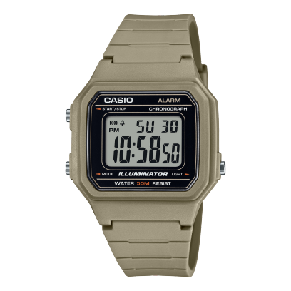 CASIO W-217H-5AV 시계 브라운 #1