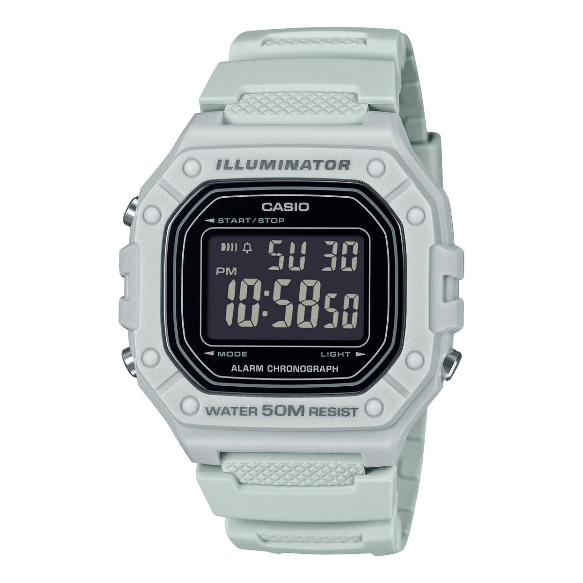 CASIO W-218H-8BV 시계 그레이 #1