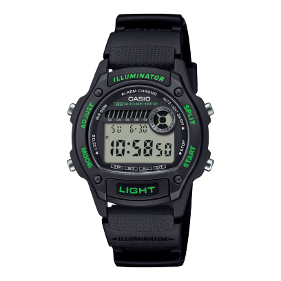 CASIO W-220H-1A3V 시계 블랙 #1