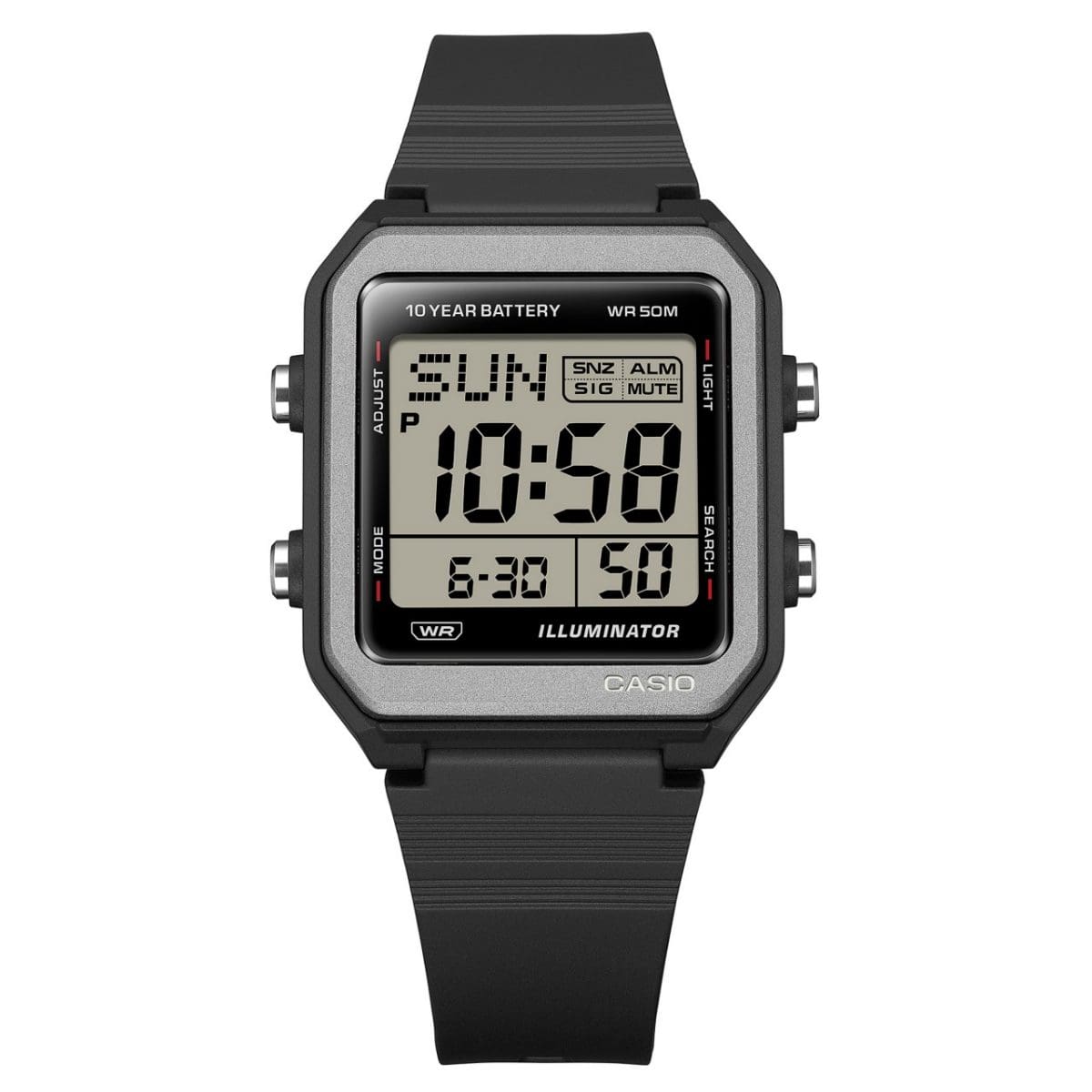 CASIO W-221H-1AV 시계 블랙 #4