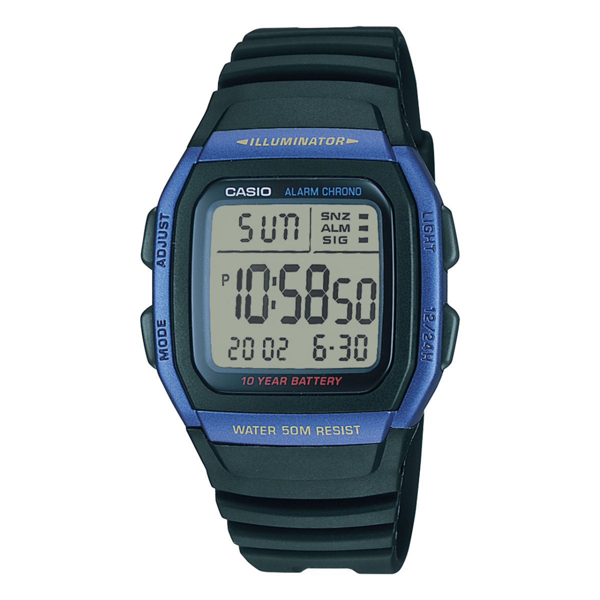 CASIO W-96H-2AV 시계 블랙 #1