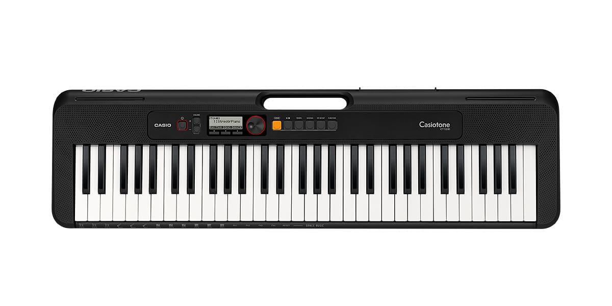 Teclado portátil Casiotone CT-S200 negro con manilla de transporte